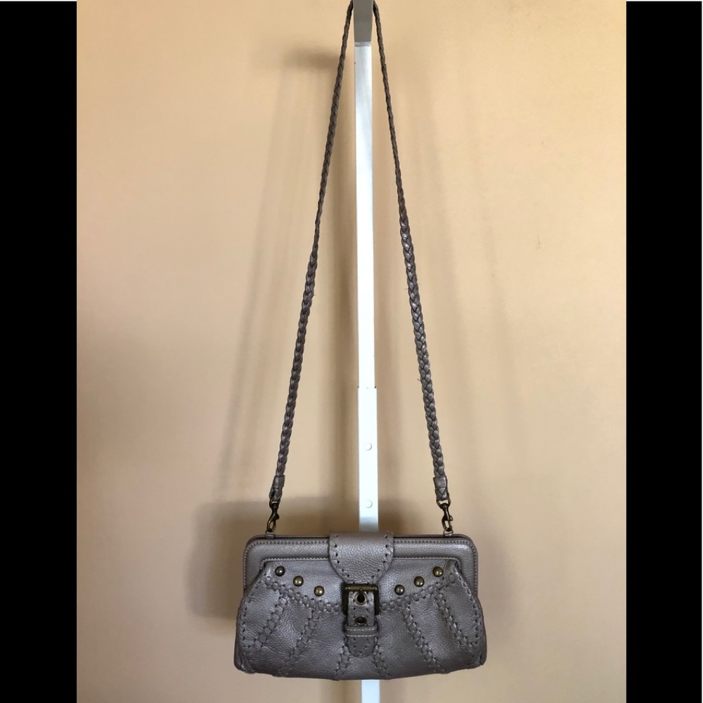 Isabella Fiore Pewter Handbag Purse